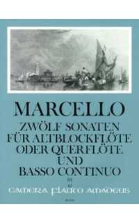 marcello b. - sonatas (12) op.2/3 flauta de pico (7-9)